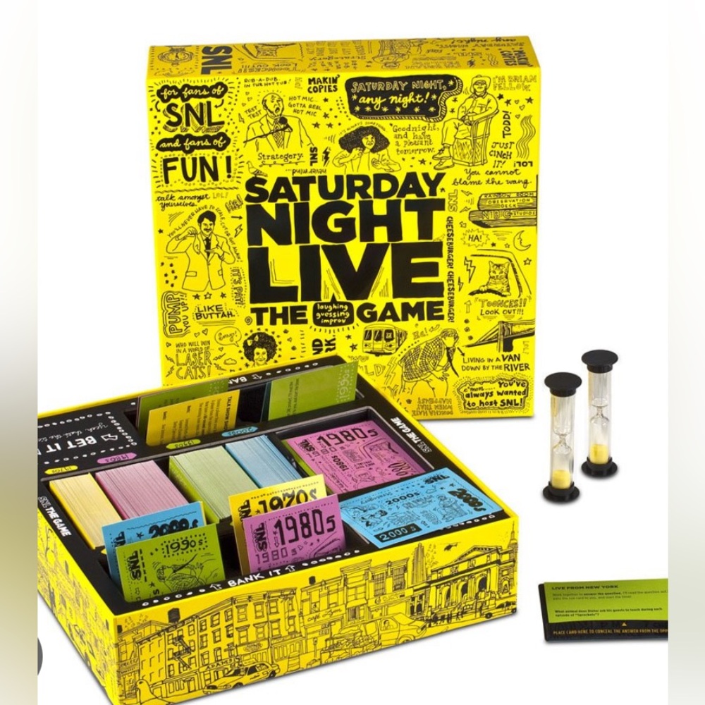 NEW 2010 Saturday Night Live The Trivia Game Yellow Box Edition Factory Sealed